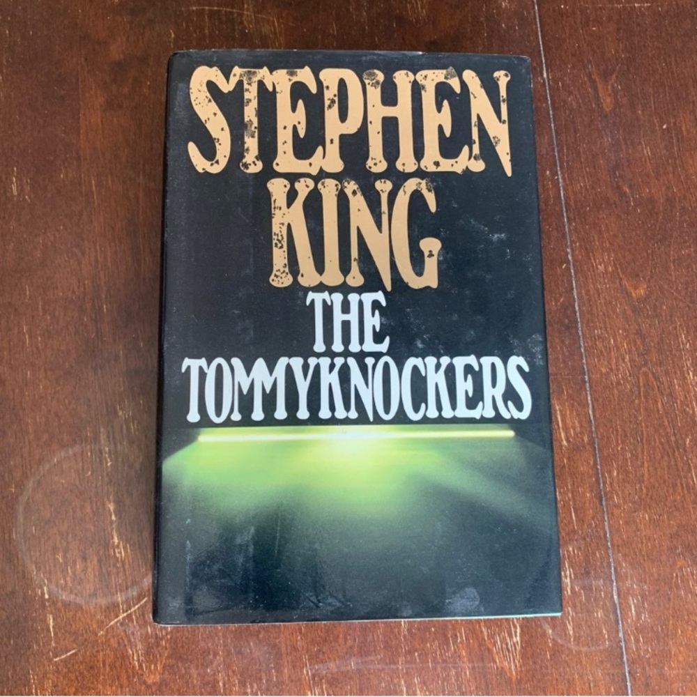 The Tommyknockers Stephen King Hardcover Novel 1987 First Edition Gold Title
